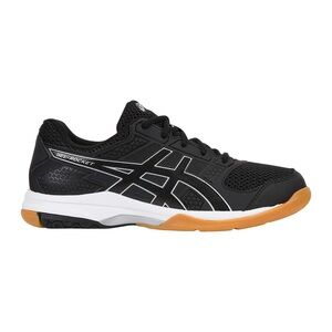 ASICS Womens Black White Gel-Rocket 8 B756Y Sport Running Sneaker Shoes